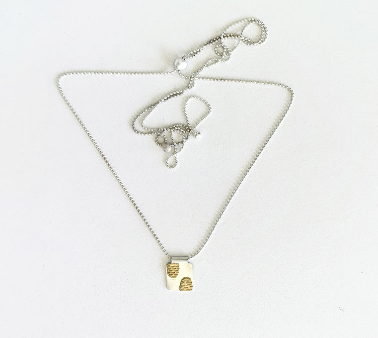 Everest Pendant Necklace, Silver (NK35)