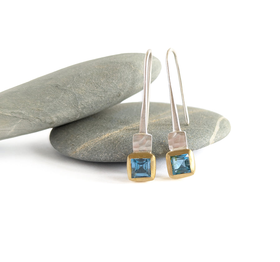 Blue Topaz Earrings (er167SBT)