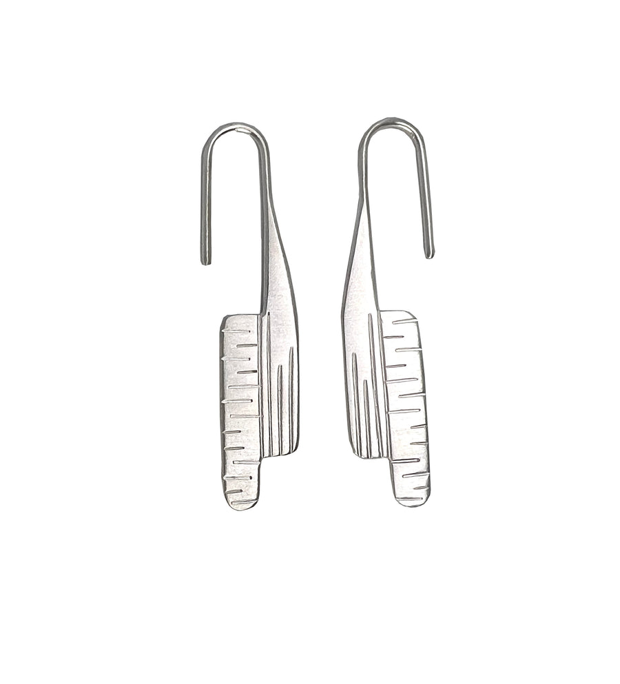 Double Linear Pin Earrings (ER124)