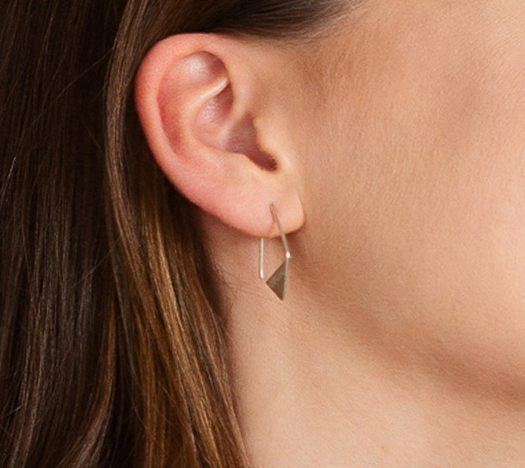 Simple Tri Earrings   (ER16)