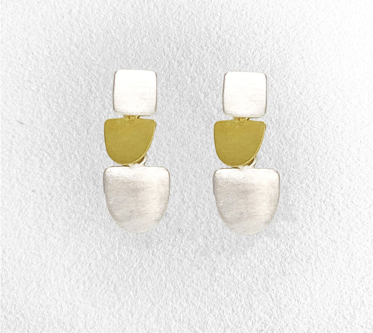 Bentuk (Mixed Shapes) Earrings (ER69sgs)